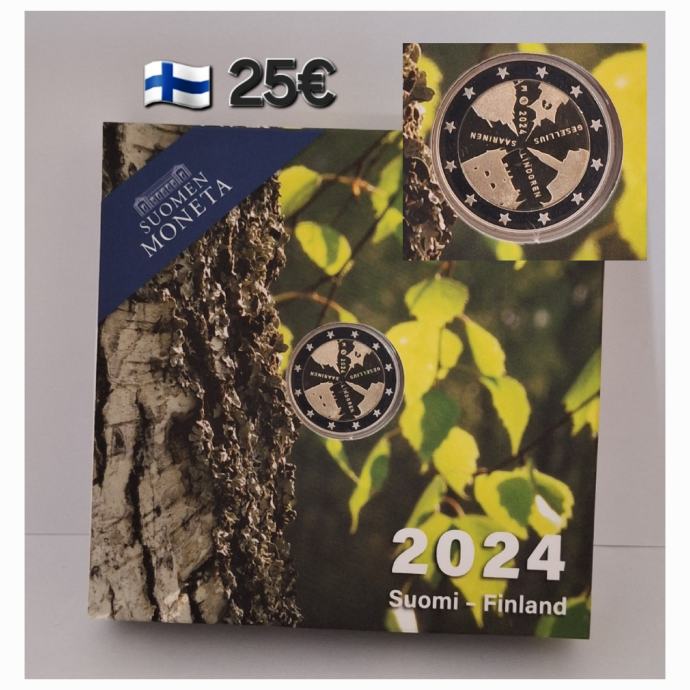 Finska 2 euro 2024 Finnish Architecture  PROOF