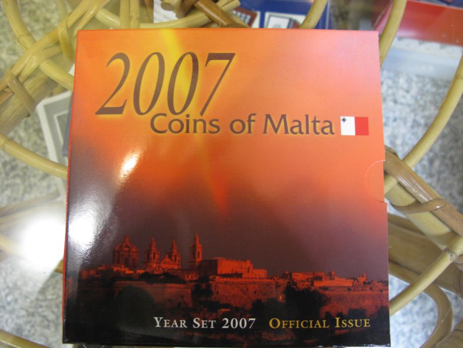 FOLDER SET KOVANCEV  MALTA 2007