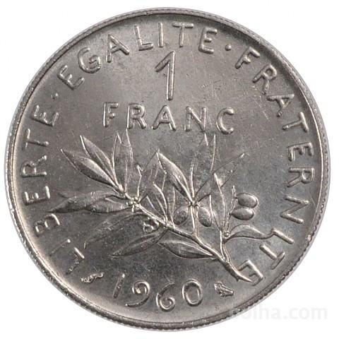 Francija - 1 franc - l.1960 in 1978