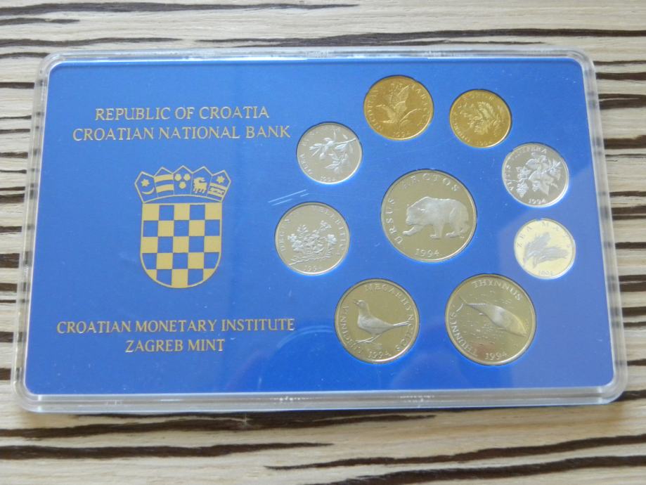 Hrvaška set 1994 - BU