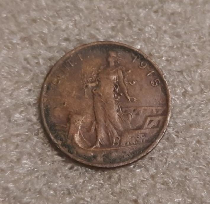 Italija 1 centesimi 1915