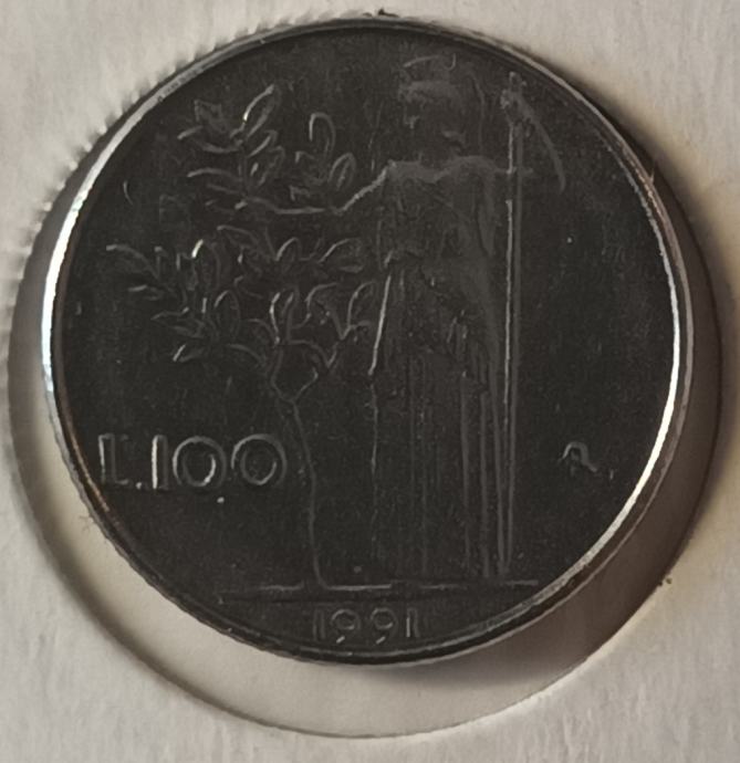 ITALY 100 LIRE 1991