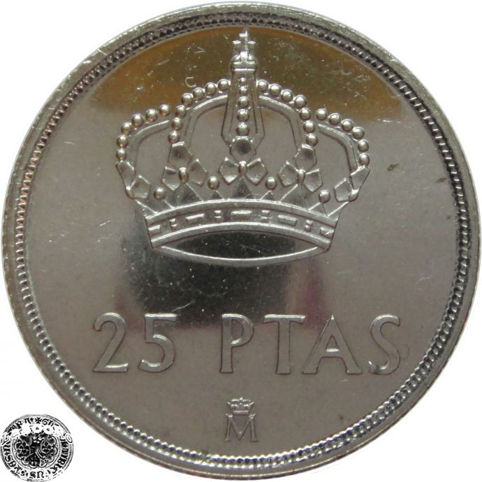 LaZooRo: Španija 25 Pesetas 1982 UNC