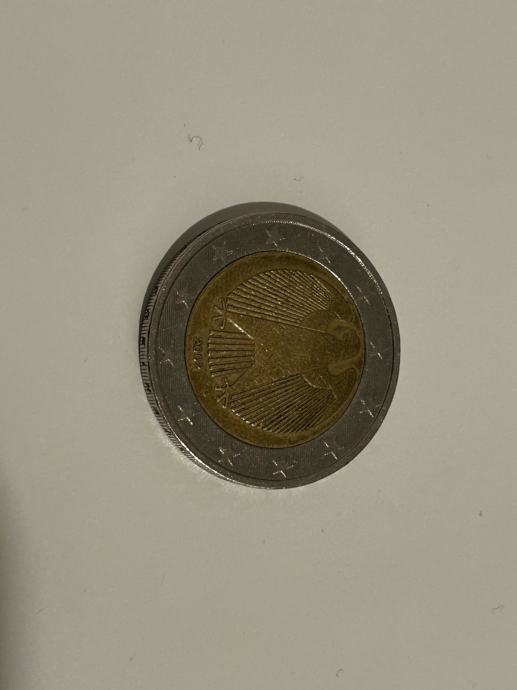 Nemški kovanec 2 eur (2002)