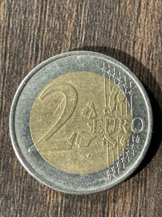 Nemški kovanec 2 eur, orel, 2002, G