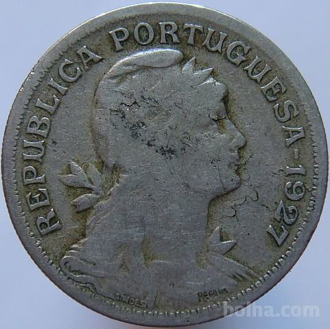 LaZooRo: Portugal 50 Centavos 1927 F