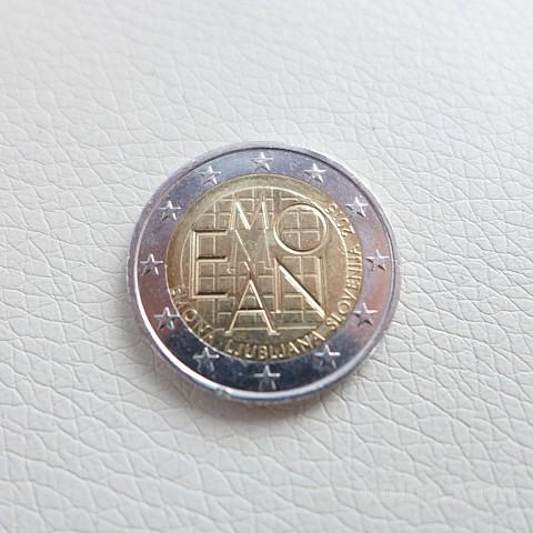 Priložnostni kovanec 2 € (EMONA Slovenija).