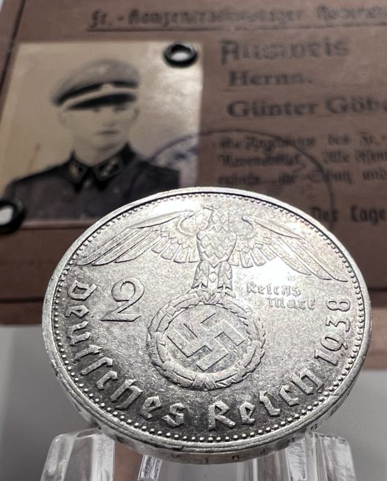 SEEBRNIK 2 REICHSMARK 3.RAJH NAZI NACIZEM