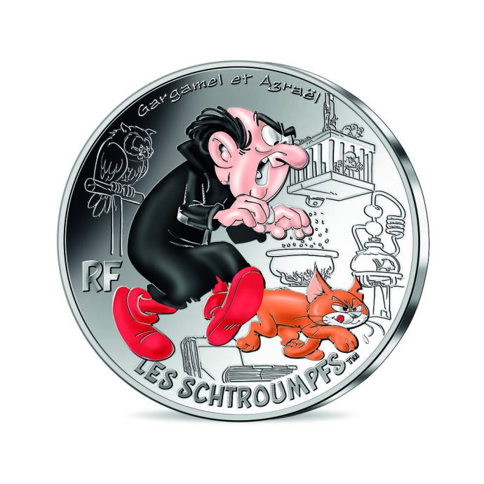 SREBRNIK Francija 2020 10 euro SMRKCI 4/20 GARGAMEL AZRAEL (otaku)