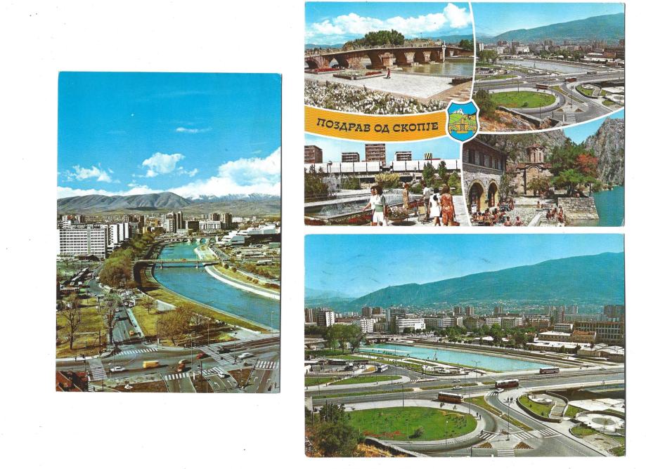 3 RAZGLEDNICE - SKOPJE IZ 1981.