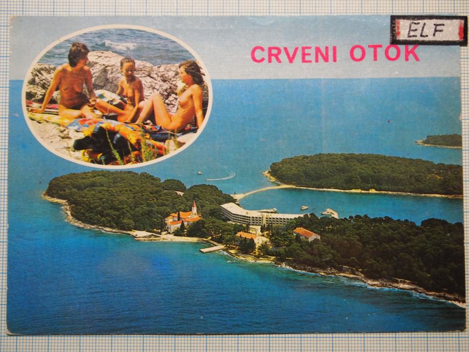 Razglednica CRVENI OTOK