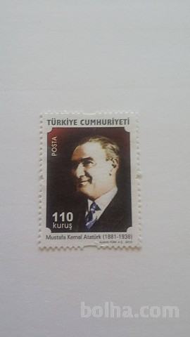 Poštna znamka Mustafa Kemal Atatürk