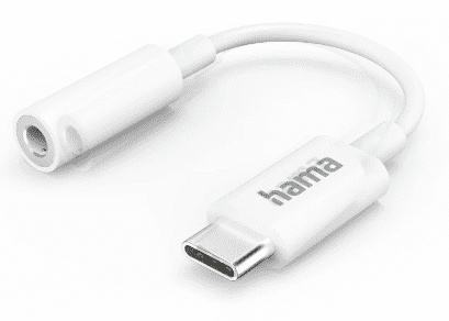 Hama 00201524 Aux adapter, USB-C moški vtič - 3.5 mm jack vtičnica, be