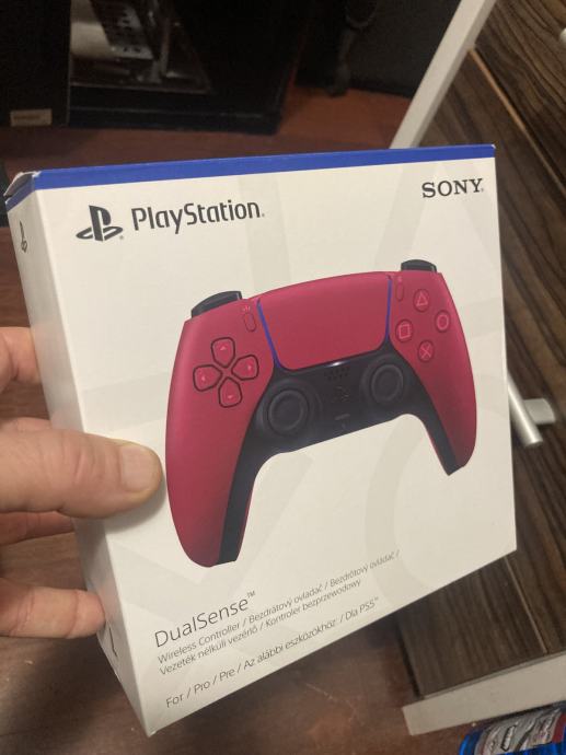 PS5 DUALSENSE (NOVO) cosmic red