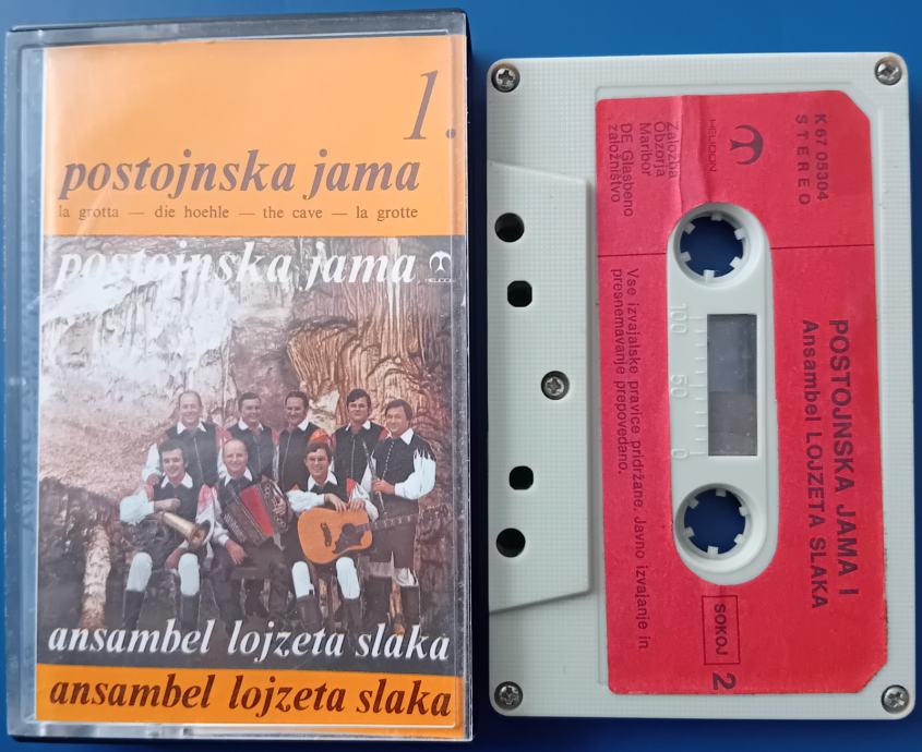 ANSAMBEL LOJZETA SLAKA POSTOJNSKA JAMA 1 AVDIO KASETA