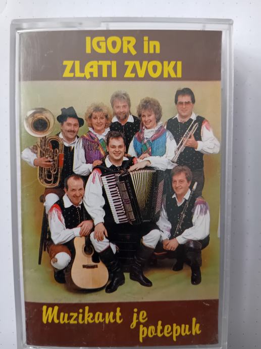 IGOR IN ZLATI ZVOKI MUZIKANT JE POTEPUH AVDIO KASETA