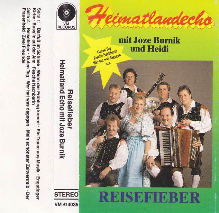 kaseta Heimatlandecho mit Joze Burnik - Reisefieber