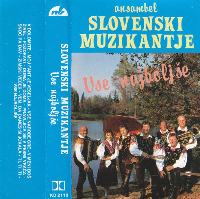 kaseta Slovenski muzikantje - Vse najboljše