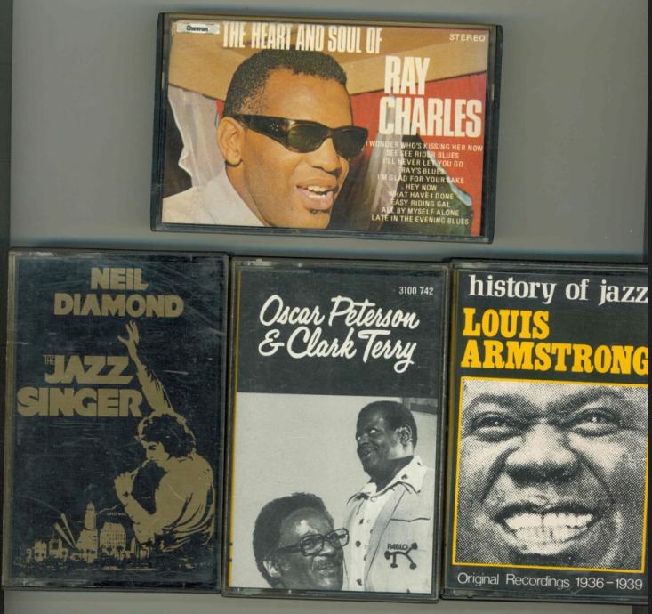 JAZZ Veliki mojstri Ray Charles, Louis Armstrong, Oscar Peterson Clark