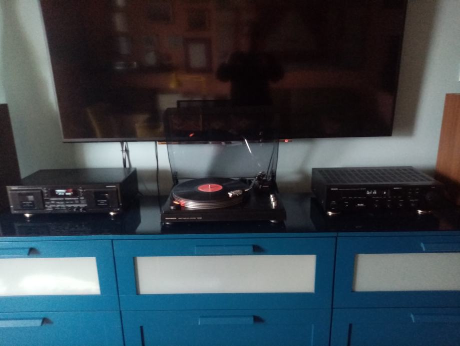 GLASBENI STOLP TELEFUNKEN + DENON +DUAL