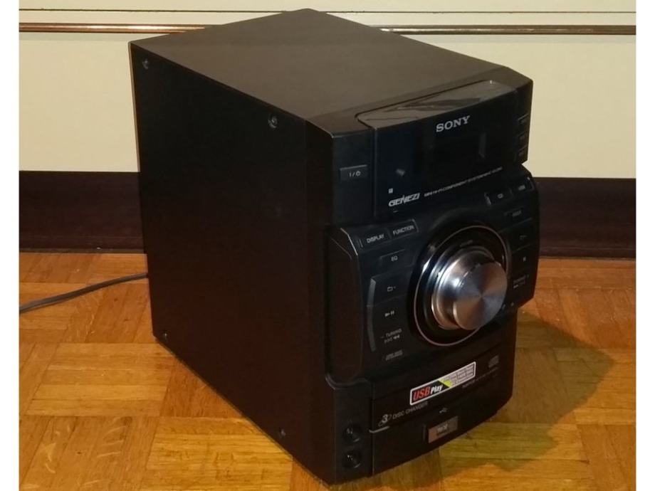 Sony stolp 3 CD Changer MHC-EC69, MP3, USB, 2x50W - BREZ ZVOČNIKOV