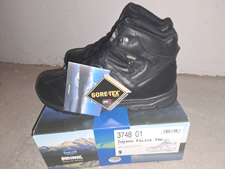 Meindl Pohodni čevlji Police Trek Gtx GORE TEX 3748/01 Črna