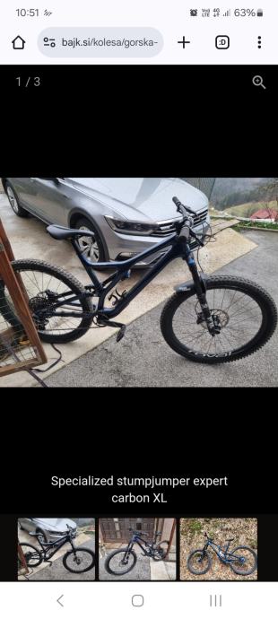 Specialized Stumpjumper expert XL carbon