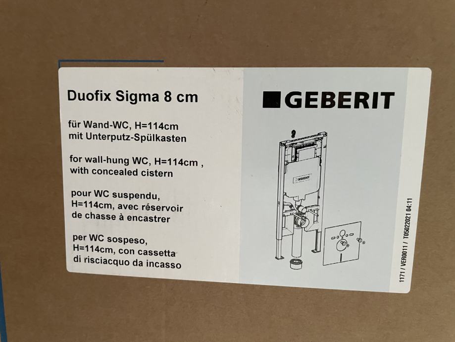 Geberit duofix sigma 8 cm