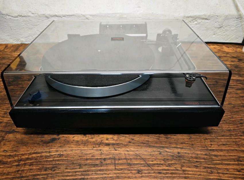 Thorens TD 3001 BC s Clear Audio Maestro Woodom Gramofon