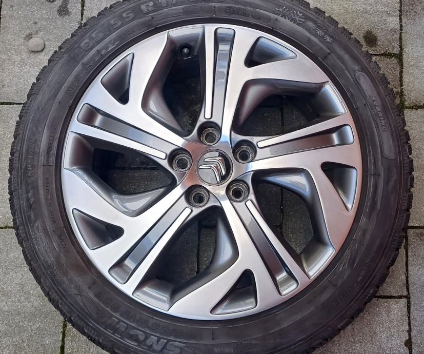 ALU Platišča 17'' luknje 5x108, količina:4 original Citroen C4 Picasso