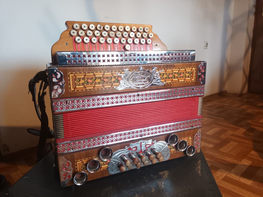 Diatonična harmonika Melodija B Es As