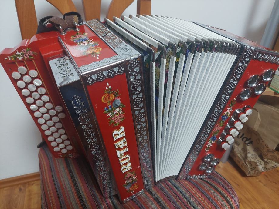 Diatonična harmonika Rutar 34cm CFB