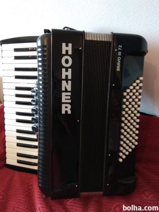 HARMONIKA HOHNER Bravo III 72-basna