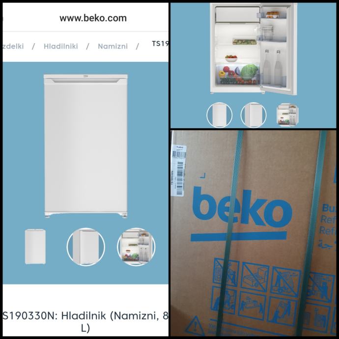 Beko Hladilnik TS190330N (nov, V Original Embalaži)