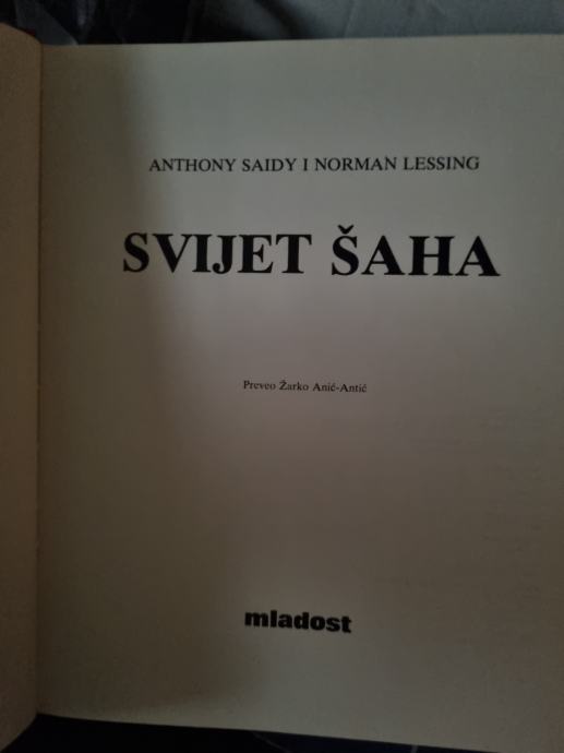 Anthony Saidy, Norman Lessing - Svijet šaha