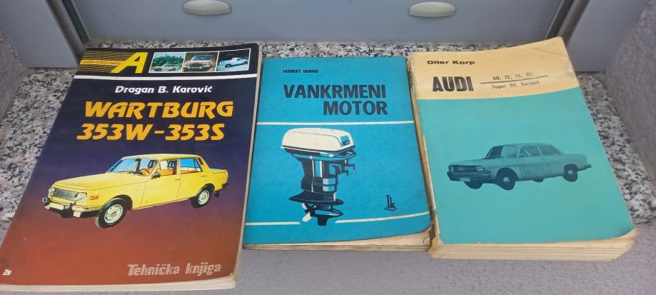 Audi 60, Wartburg, izven krmni motor, strokovna literatura, priročnik