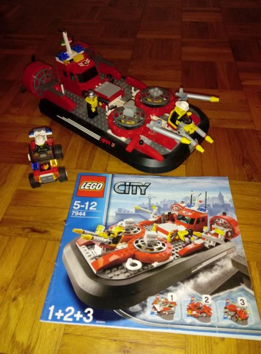 Lego City fire hovercraft gasilski čoln