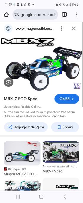 Rc avto mugen seiki mbx 6 eco 4wd