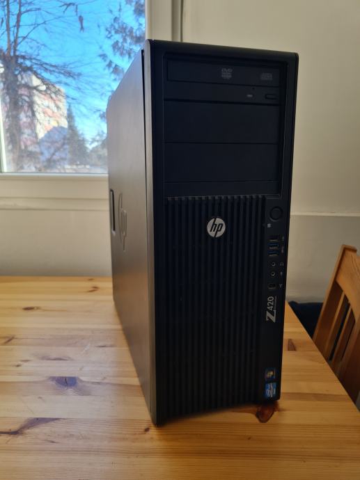 HP Z420 XEON WORKSTATION 16GB RAM, 500GB HDD,