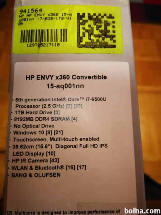 HP ENVY x360 (Touchscreen)