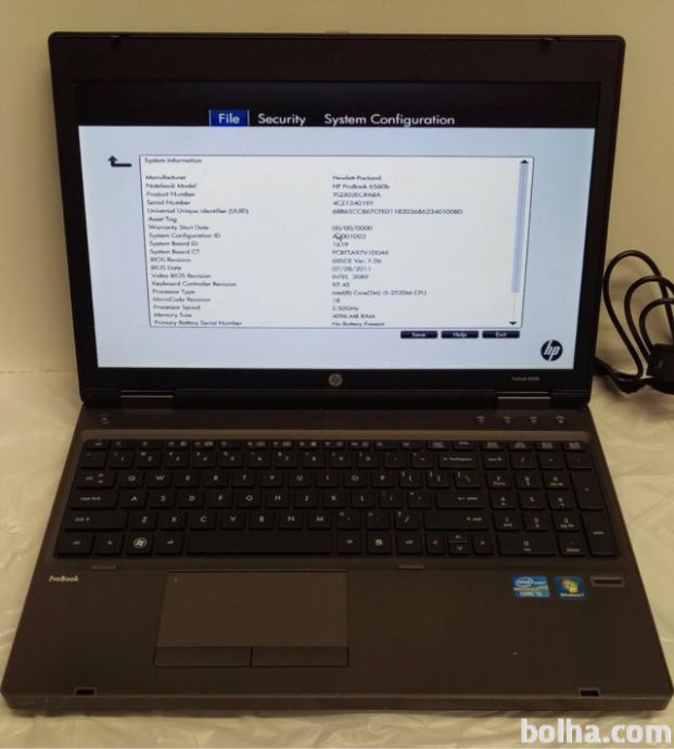 Не включается hp probook 6560b