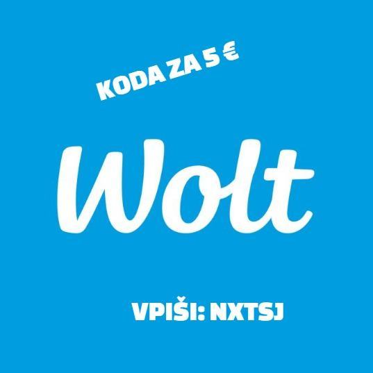 Koda NXTSJ za 5€ popusta na Woltu