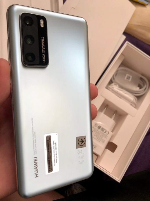 Huawei p40 silver frost 128gb nov