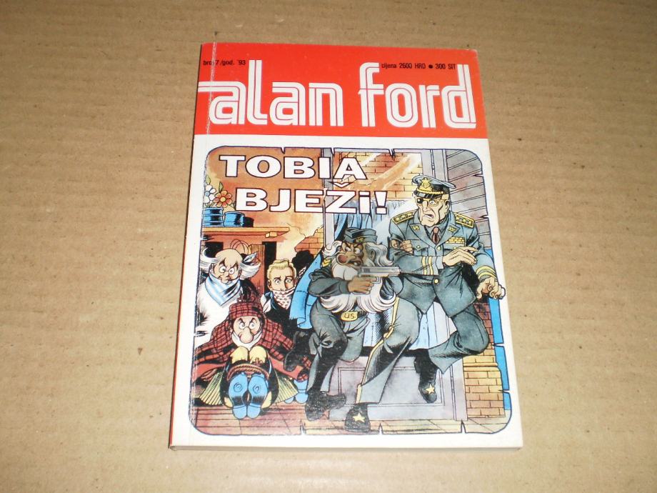 Alan Ford,Strijela 92,št.7/93 - Tobia bježi