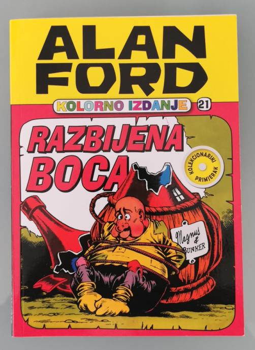 strip ALAN FORD color #21 Razbijena boca (Superhik)