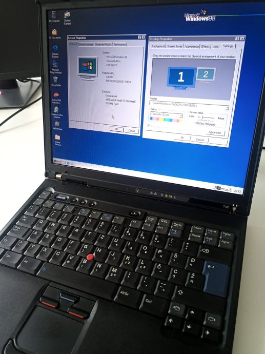 IBM Thinkpad - Windows 98