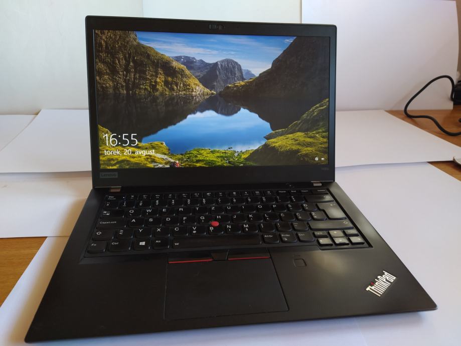 Lenovo ThinkPad T480s (i7-8550U, 24GB, 512GB-SSD), SLO tipkovnica, W10