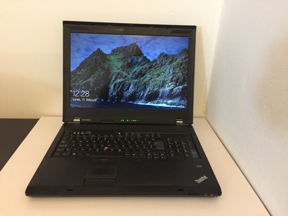 LENOVO ThinkPad W700 / 2.8 GHz/ 8GB/ 480 GB SSD/ 17" zaslon !!