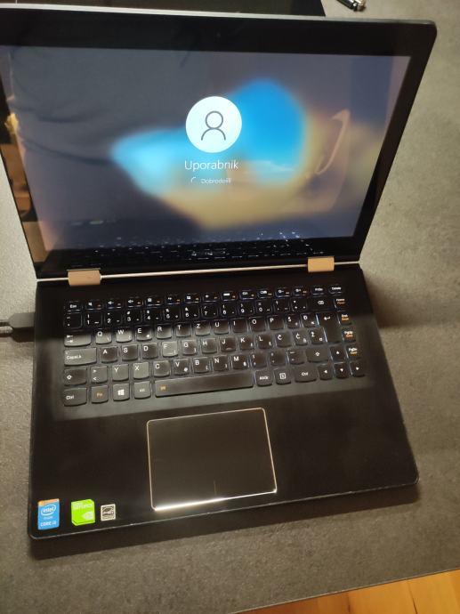 Lenovo Yoga 500-14 14" fhd 8gb 250ssd i3-5005u nvidia geforce 920m