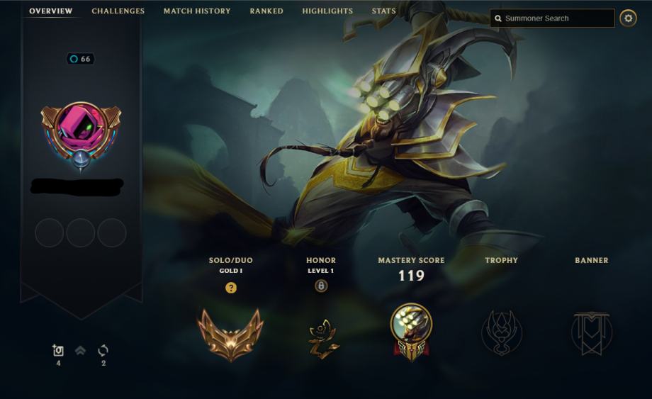 league of legends gold account euw